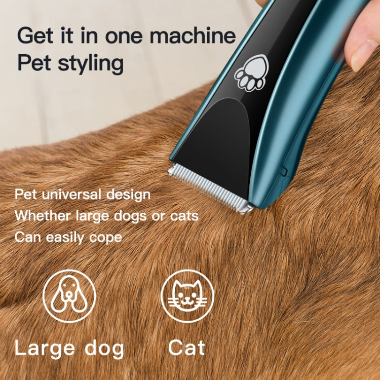 Waterproof Pet Shaver Dog Electric Hair Clipper, Specification: Standard(Blue) - Pet Care by PMC Jewellery | Online Shopping South Africa | PMC Jewellery