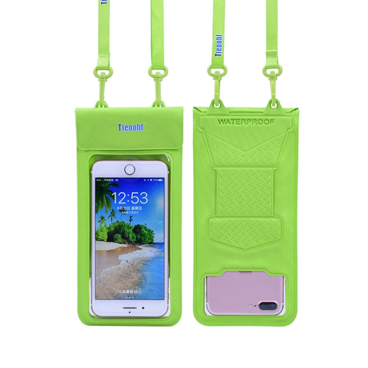 Tteoobl  30m Underwater Mobile Phone Waterproof Bag, Size: Large(Green) - Waterproof Bag by Tteoobl | Online Shopping South Africa | PMC Jewellery | Buy Now Pay Later Mobicred