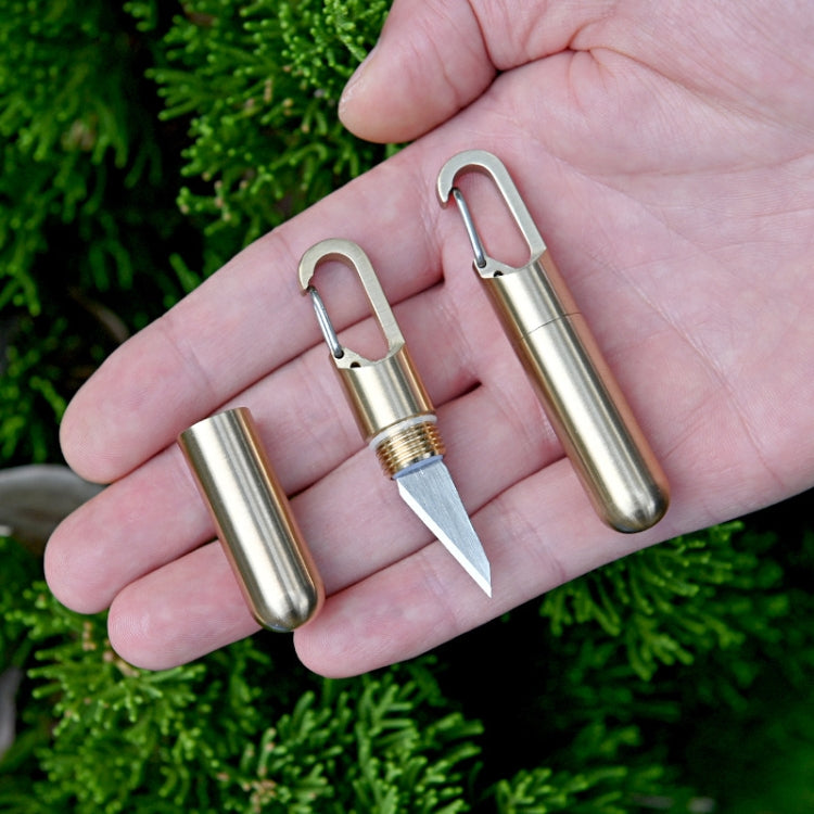 Keychain Pendant Small Knife Portable Art Cutting Knife(Bronze) - free shipping - PMc TechLife - Order now!