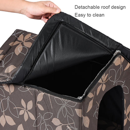 Outdoor Waterproof Oxford Cloth Pet Nest Pet Tent, Size: S(Leaves) - Trees & Condos by PMC Jewellery | Online Shopping South Africa | PMC Jewellery