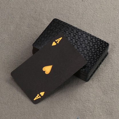 2sets Card Game Bronzing Waterproof Playing Cards - Gambling by PMC Jewellery | Online Shopping South Africa | PMC Jewellery