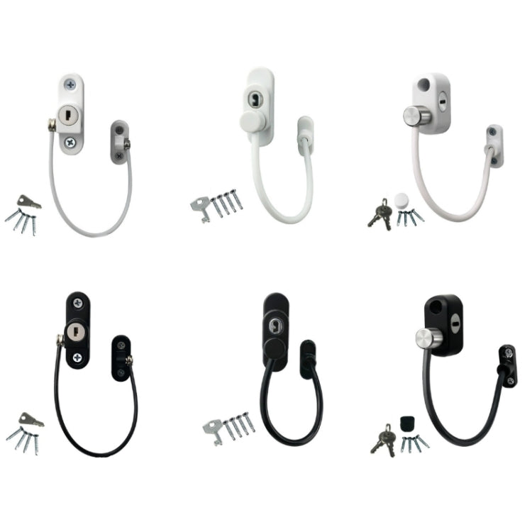 Children High-rise Anti-fall Safety Lock Window Push Limiter, Color: White - Safety Equipment by PMC TechLife | Online Shopping South Africa | PMC TechLife | Buy Now Pay Later Mobicred