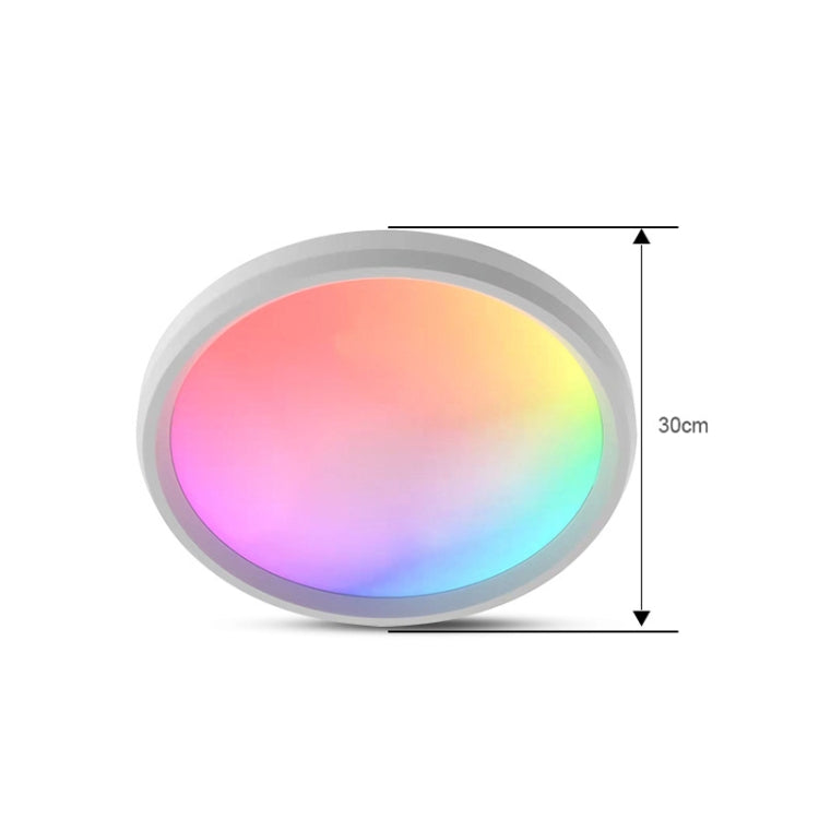 WiFi Bluetooth 2.4G Remote Control LED Ceiling Light, Voltage: US Standard 110V-130V(RGBCW White) - Smart Light Bulbs by PMC TechLife | Online Shopping South Africa | PMC TechLife | Buy Now Pay Later Mobicred