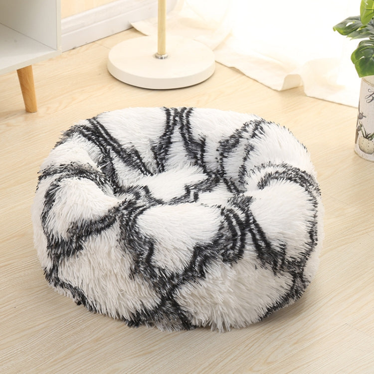 Long-haired Round Pet Kennel Warm Pet Bed, Specification: 60cm(Dark Gray) - Pet Houses & Accessories by PMC TechLife | Online Shopping South Africa | PMC TechLife | Buy Now Pay Later Mobicred