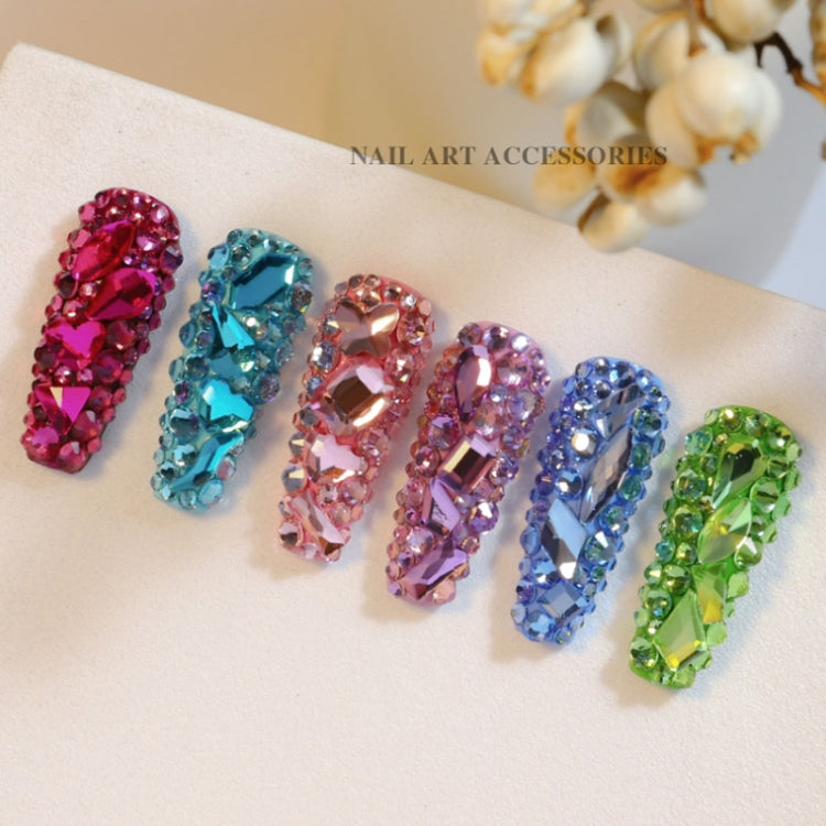 DIY Flat Bottom Shaped Glass Mixed Nail Art Rhinestones, Specification: 03 - Nail Stickers by PMC Jewellery | Online Shopping South Africa | PMC Jewellery | Buy Now Pay Later Mobicred