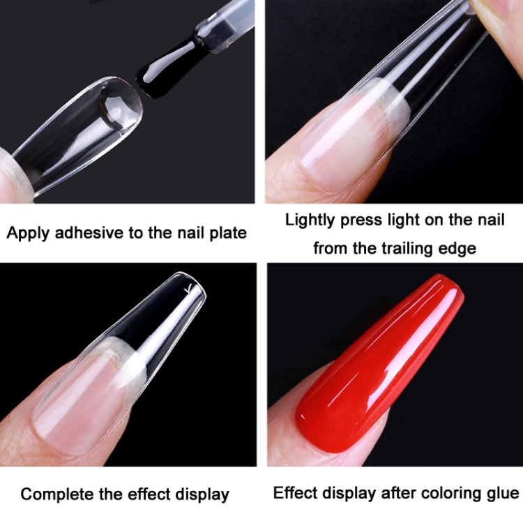 Scratch-free Ultra-thin Seamless Manicure Nail Plate, Shape: 03 Half Sand Short Ballet - free shipping - PMC Jewellery - Order now!