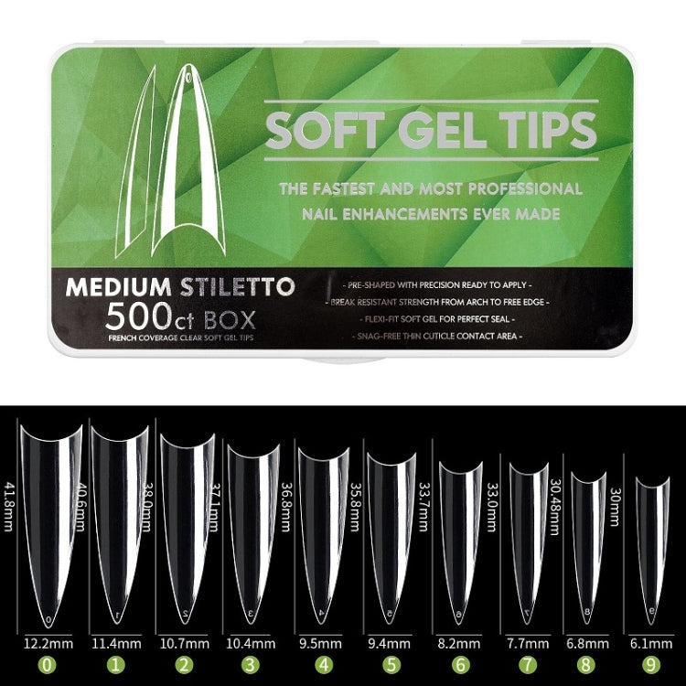 Scratch-free Ultra-thin Seamless Manicure Nail Plate, Shape: 13 Ghost Spike Armor - free shipping - PMC Jewellery - Order now!