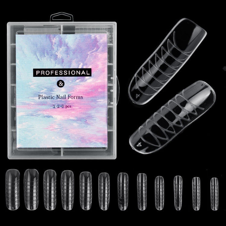 2 Boxes Nail Crystal Rapid Light Therapy Extension Nail Model, Shape: 120 PCS 02 - Nail Stickers by PMC Jewellery | Online Shopping South Africa | PMC Jewellery | Buy Now Pay Later Mobicred