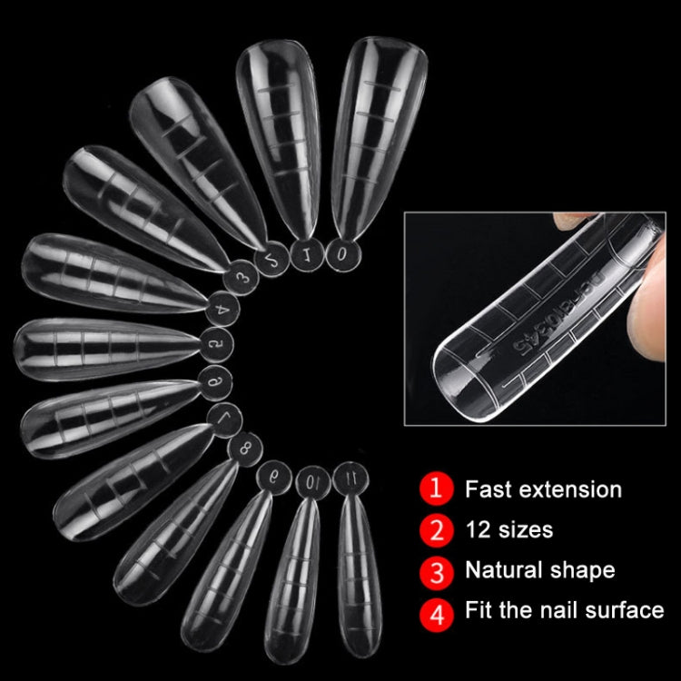 2 Boxes Nail Crystal Rapid Light Therapy Extension Nail Model, Shape: 120 PCS 03 - Nail Stickers by PMC Jewellery | Online Shopping South Africa | PMC Jewellery | Buy Now Pay Later Mobicred