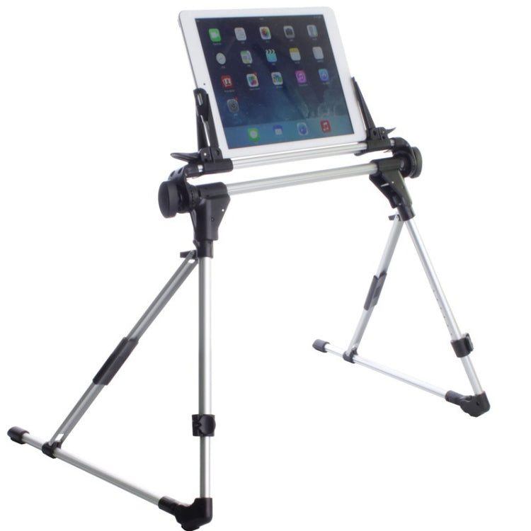 Mobile Phone Tablet Folding Aluminum Alloy Stand Live Portable Stand(White) - Stand by PMC Jewellery | Online Shopping South Africa | PMC Jewellery | Buy Now Pay Later Mobicred