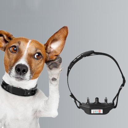 Intelligent Anti-barking Device Dog Trainer Collar, Style: Vibration+Electric Shock+Sound(Black) - Training Aids by PMC Jewellery | Online Shopping South Africa | PMC Jewellery