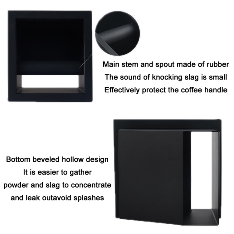 Bar Mosaic Bottomless Coffee Grounds Box(Black) - free shipping - PMC TechLife - Order now!