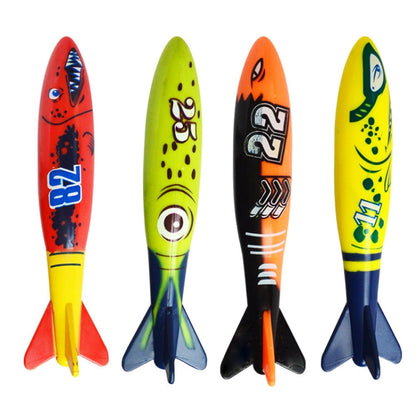 4PCS Torpedo Diving Swimming Pool Toys Children Summer Water Toys - Water Fun & Sand Toys by PMC Jewellery | Online Shopping South Africa | PMC Jewellery