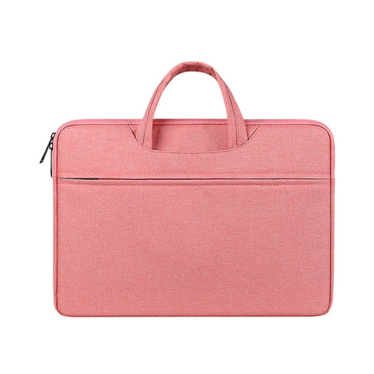 ST01 Large-Capacity Waterproof Shock-Absorbing Laptop Handbag, Size: 13.3 inches(Lady Pink) - 13.3 inch by PMC Jewellery | Online Shopping South Africa | PMC Jewellery | Buy Now Pay Later Mobicred