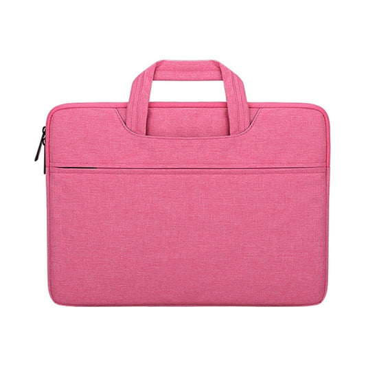 ST01 Large-Capacity Waterproof Shock-Absorbing Laptop Handbag, Size: 13.3 inches(Rose Pink) - 13.3 inch by PMC Jewellery | Online Shopping South Africa | PMC Jewellery | Buy Now Pay Later Mobicred