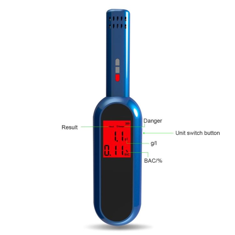 High-precision Breath Alcohol Tester(English Version) - Breath Alcohol Tester by PMC Jewellery | Online Shopping South Africa | PMC Jewellery | Buy Now Pay Later Mobicred