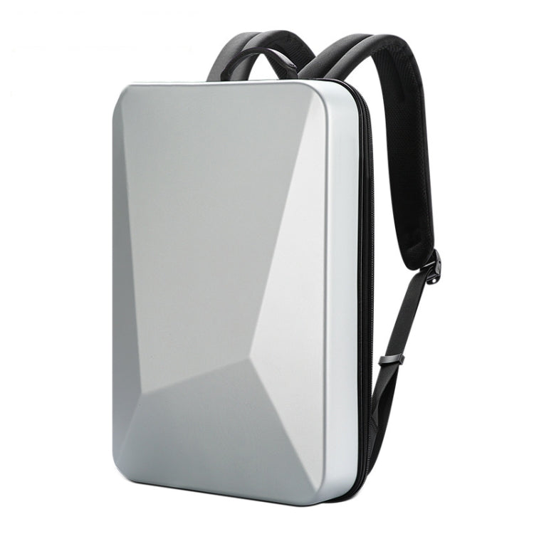 Bopai 61-93318A Hard Shell Waterproof Expandable Backpack with USB Charging Hole, Spec: Regular (Silver) - free shipping - PMC Jewellery - Order now!