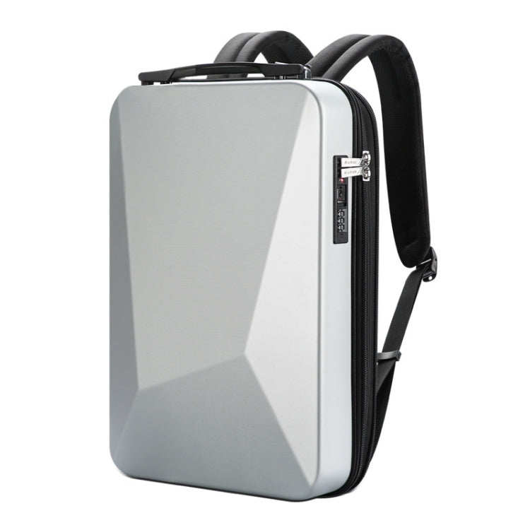 Bopai 61-93318A Hard Shell Waterproof Expandable Backpack with USB Charging Hole, Spec: Password (Silver) - free shipping - PMC Jewellery - Order now!