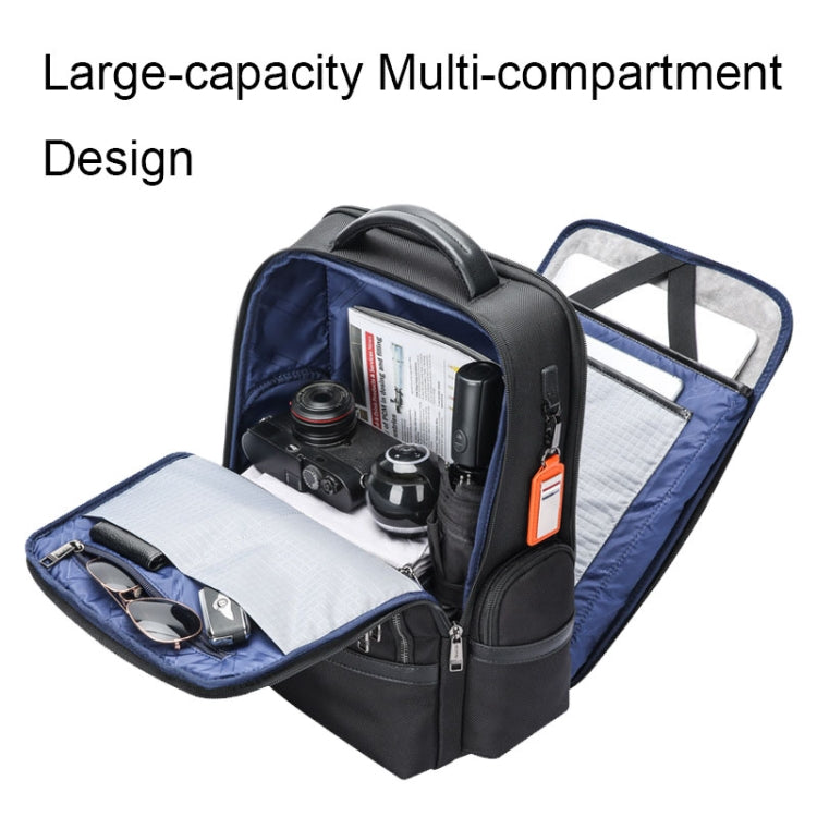 Bopai 61-121591 Multifunctional Anti-theft Laptop Business Backpack with USB Charging Hole(Black) - Backpack by Bopai | Online Shopping South Africa | PMC Jewellery | Buy Now Pay Later Mobicred