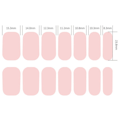 Nail Polish Film Bronzing Nail Stickers(ZX3482)(Bare film+A frustration) - Nail Stickers by PMC Jewellery | Online Shopping South Africa | PMC Jewellery | Buy Now Pay Later Mobicred