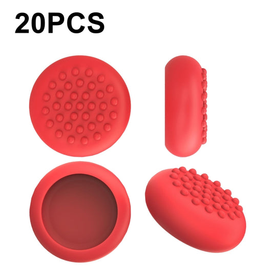 20 PCS Peripheral Button VR Handle Rocker Silicone Protective Cover, For Meta Quest 2(Red) - VR Accessories by PMC Jewellery | Online Shopping South Africa | PMC Jewellery | Buy Now Pay Later Mobicred