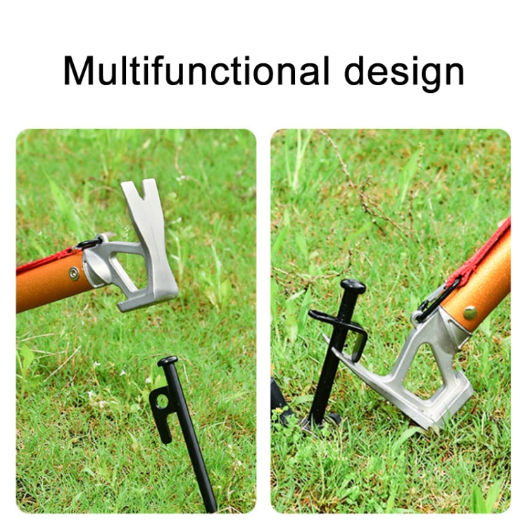 Outdoor Camping Multifunctional Tent Ground Nail Hammer(Silver) - Tents & Accessories by PMC Jewellery | Online Shopping South Africa | PMC Jewellery