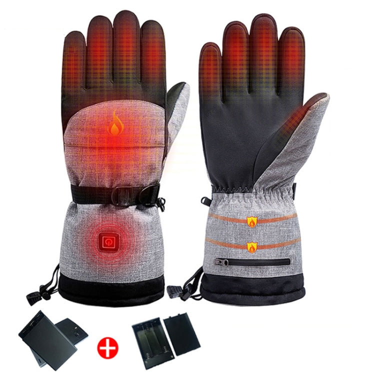 Winter Heating Hand Warmer Electric Thermal Gloves ,Specification: With Battery Box - Full Finger Gloves by PMC Jewellery | Online Shopping South Africa | PMC Jewellery