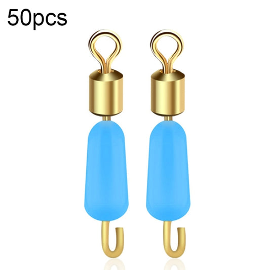 50 PCS HS-052 Silicone Eight-Shaped Ring Connector, Specification: Small(Blue) - Others by PMC Jewellery | Online Shopping South Africa | PMC Jewellery