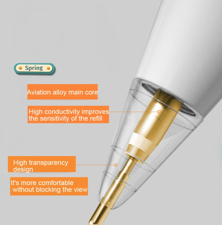 For Apple Pencil 1/2 Transparent Replacement Pen Tip Transform Nib,Style: 7.0 Golden Needle - Pencil Accessories by PMc TechLife | Online Shopping South Africa | PMc TechLife | Buy Now Pay Later Mobicred