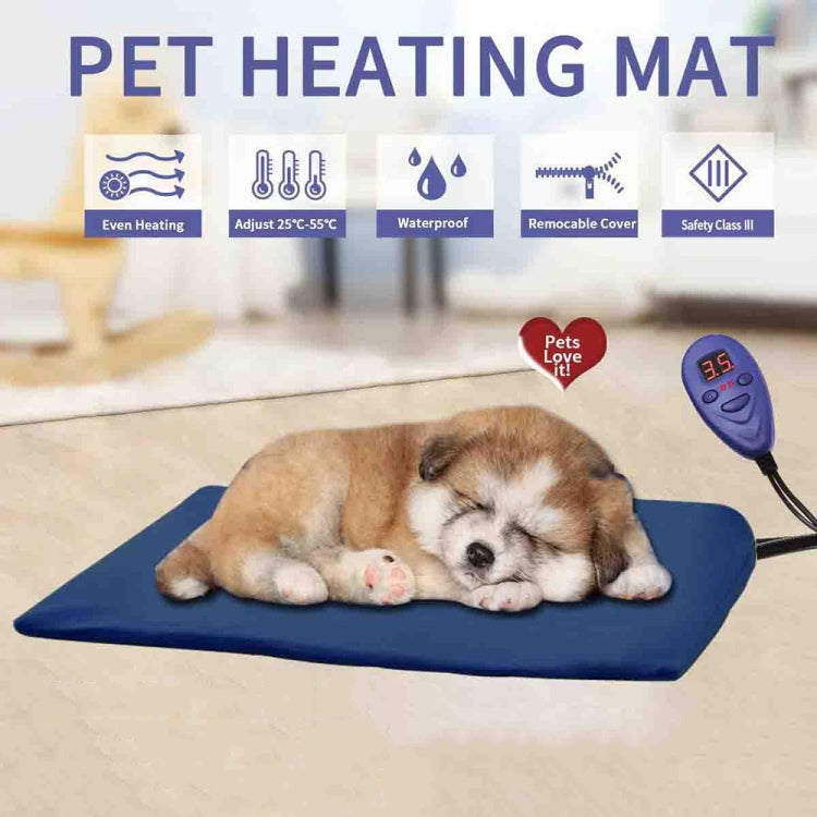 30x30cm Green 12V Low Voltage Multifunctional Warm Pet Heating Pad Pet Electric Blanket(US Plug) - Pads by PMC TechLife | Online Shopping South Africa | PMC TechLife | Buy Now Pay Later Mobicred