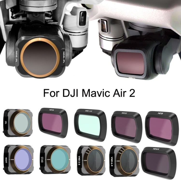 JSR For DJI Mavic Air 2 Motion Camera Filter, Style: UV+CPL+ND8+ND16+ND32+ND64 - Mavic Lens Filter by JSR | Online Shopping South Africa | PMC Jewellery | Buy Now Pay Later Mobicred