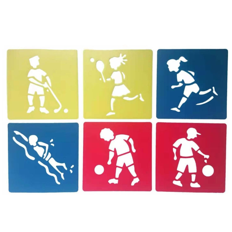 Children DIY Drawing Stencil Colorful Hollow Copy Board(H-04) - Art Supplies by PMC TechLife | Online Shopping South Africa | PMC TechLife | Buy Now Pay Later Mobicred