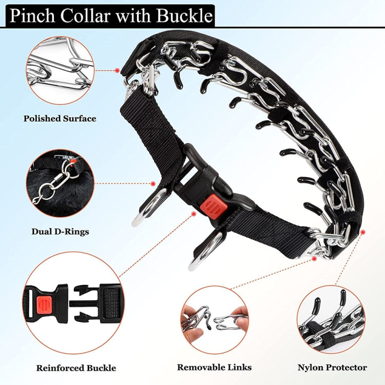 Cloth Tape Paste Detachable Training Stimulation Dog Collar, Size: L 3.5mm x 55cm(With Cap) - Collars by PMC Jewellery | Online Shopping South Africa | PMC Jewellery