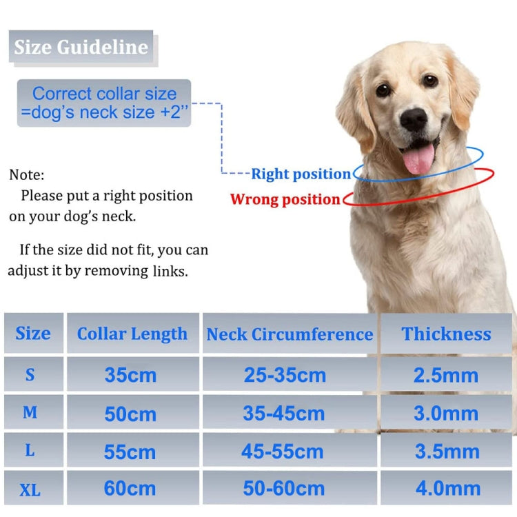 Cloth Tape Paste Detachable Training Stimulation Dog Collar, Size: XL 4.0mm x 60cm(Ordinary) - Collars by PMC Jewellery | Online Shopping South Africa | PMC Jewellery