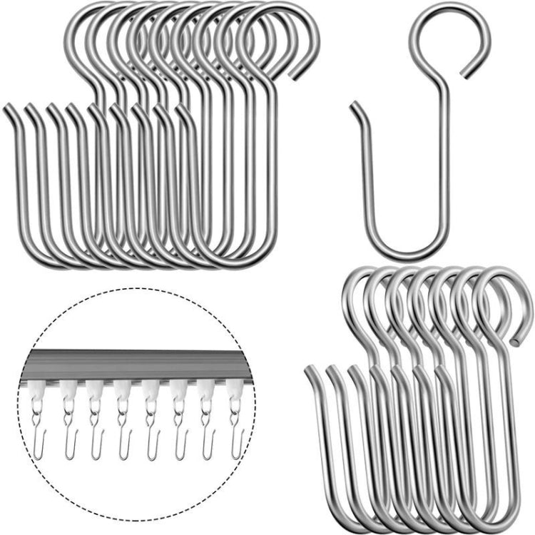 20PCS Metal Hook Set Curtain Easy Replacement Hook Accessories - Curtain Decorative Accessories by PMC Jewellery | Online Shopping South Africa | PMC Jewellery