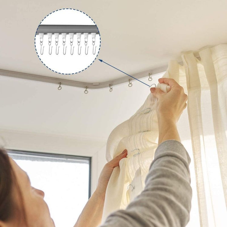 20PCS Metal Hook Set Curtain Easy Replacement Hook Accessories - Curtain Decorative Accessories by PMC TechLife | Online Shopping South Africa | PMC TechLife
