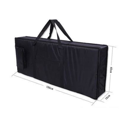 Thicken Waterproof Oxford 61 Keys Electronic Piano Bag(Black) - Storage Bags by PMC Jewellery | Online Shopping South Africa | PMC Jewellery