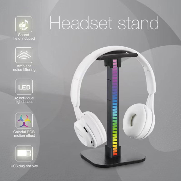 Ajazz Detachable RGB Glowing Game Headset Stand USB Pickup Lamp, Style: RGB Model - Headset Stand by Ajazz | Online Shopping South Africa | PMC Jewellery