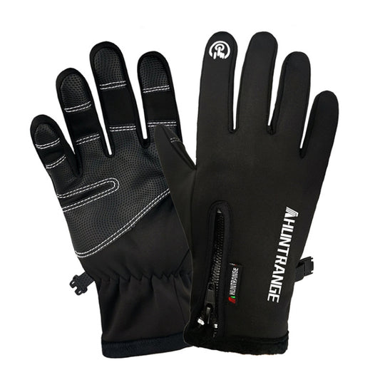 HUNTRANGE A022 Outdoor Waterproof Touch Screen Riding Keep Warm Gloves, Size: S(Black) - Cycling Gloves by HUNTRANGE | Online Shopping South Africa | PMC Jewellery | Buy Now Pay Later Mobicred