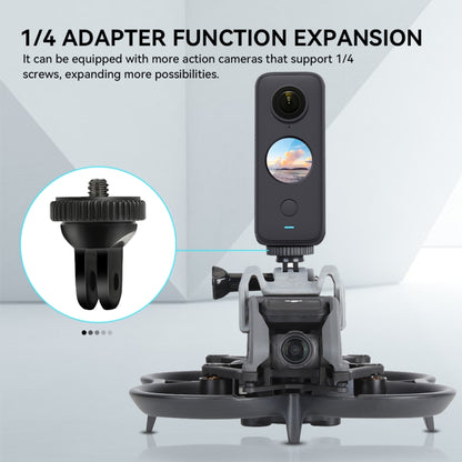 For DJI Avata / Action 2/Gopro Hero11 Black RCSTQ Extension Holder Without 1/4 Screw -  by RCSTQ | Online Shopping South Africa | PMC Jewellery | Buy Now Pay Later Mobicred