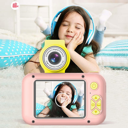 X101 Mini HD Lens Reversible Child Camera, Color: White+32G+Card Reader - Children Cameras by PMC Jewellery | Online Shopping South Africa | PMC Jewellery | Buy Now Pay Later Mobicred