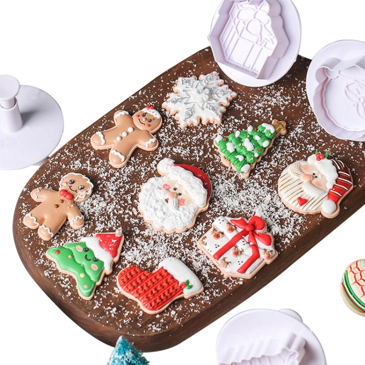 Christmas Snowflake Spring Mould Cookie DIY Mould(B) - Food Molds by PMC Jewellery | Online Shopping South Africa | PMC Jewellery