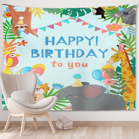 Happy Birthday Photo Backdrop Party Decoration Tapestry, Size: 230x150cm(GT56-3) - Cartoon by PMC Jewellery | Online Shopping South Africa | PMC Jewellery | Buy Now Pay Later Mobicred