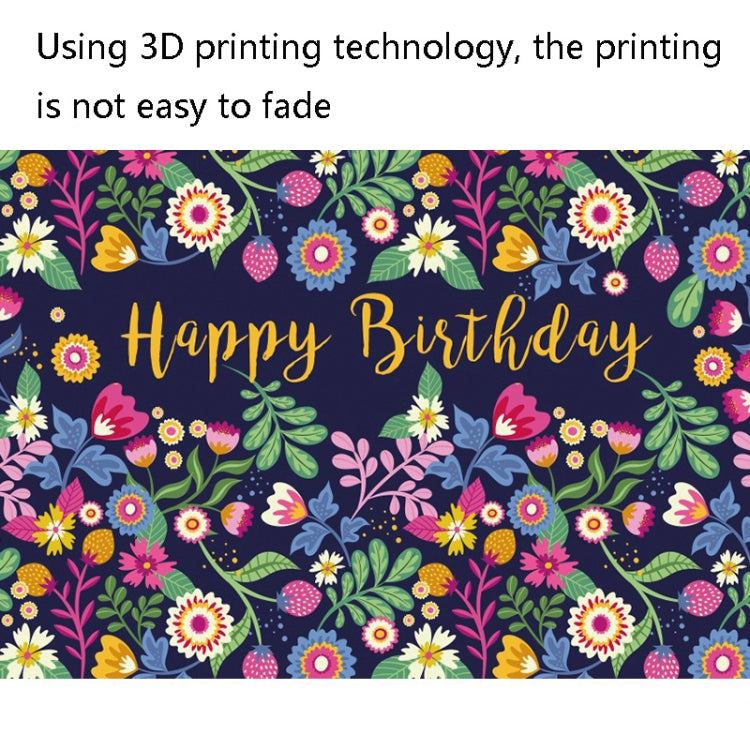 1.5m x 1m Flower Series Happy Birthday Party Photography Background Cloth(MDU04214) - Birthday Party by PMC Jewellery | Online Shopping South Africa | PMC Jewellery