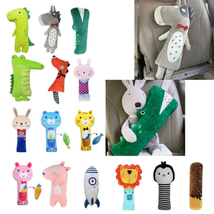 50cm Children Car Belt Cartoon Shoulder Protector Pillow(Bear) - Seat Belts & Padding by PMC Jewellery | Online Shopping South Africa | PMC Jewellery | Buy Now Pay Later Mobicred