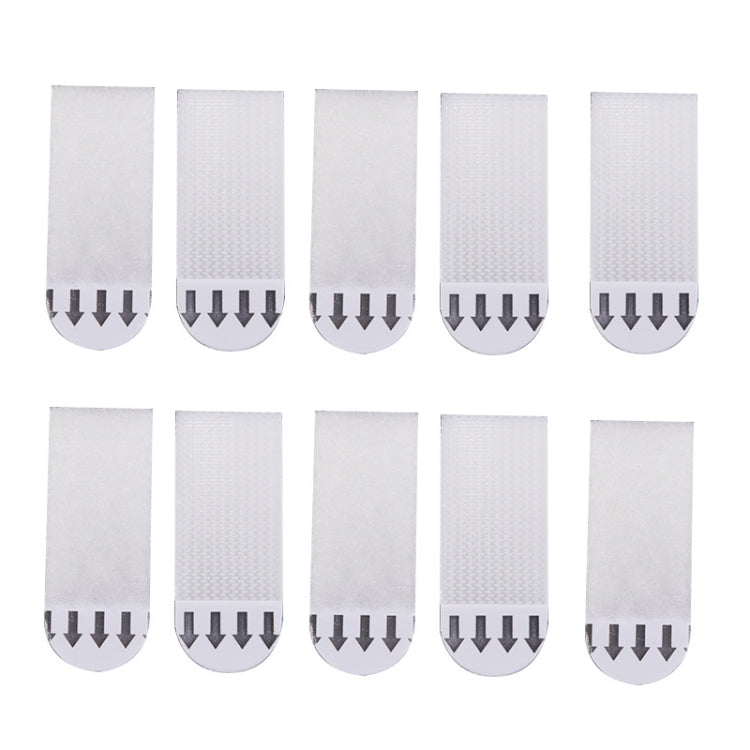 10pcs Picture Hanging Strips Hook and Loop Tape Picture Hanger 4.5x1.7cm - Adhesives & Sealers by PMC TechLife | Online Shopping South Africa | PMC TechLife