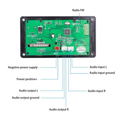 D006BT Bluetooth MP3 Decoder U Disk Playback Audio Amplifier Board(Small RC) - Breadboard / Amplifier Board by PMC Jewellery | Online Shopping South Africa | PMC Jewellery | Buy Now Pay Later Mobicred