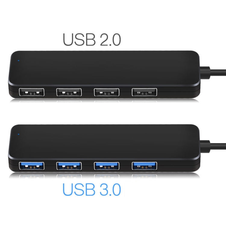 AB3-L42 4 Ports Concentrator High Speed HUB 5G Extension Dock USB3.0 HUB Length: 25cm - USB 3.0 HUB by PMC Jewellery | Online Shopping South Africa | PMC Jewellery | Buy Now Pay Later Mobicred