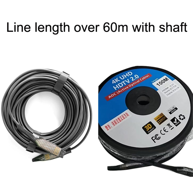 2.0 Version HDMI Fiber Optical Line 4K Ultra High Clear Line Monitor Connecting Cable, Length: 30m(White) - Cable by PMC Jewellery | Online Shopping South Africa | PMC Jewellery