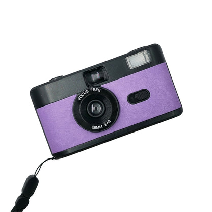 R2-FILM Retro Manual Reusable Film Camera for Children without Film(Black+Purple) - Children Cameras by PMC Jewellery | Online Shopping South Africa | PMC Jewellery | Buy Now Pay Later Mobicred